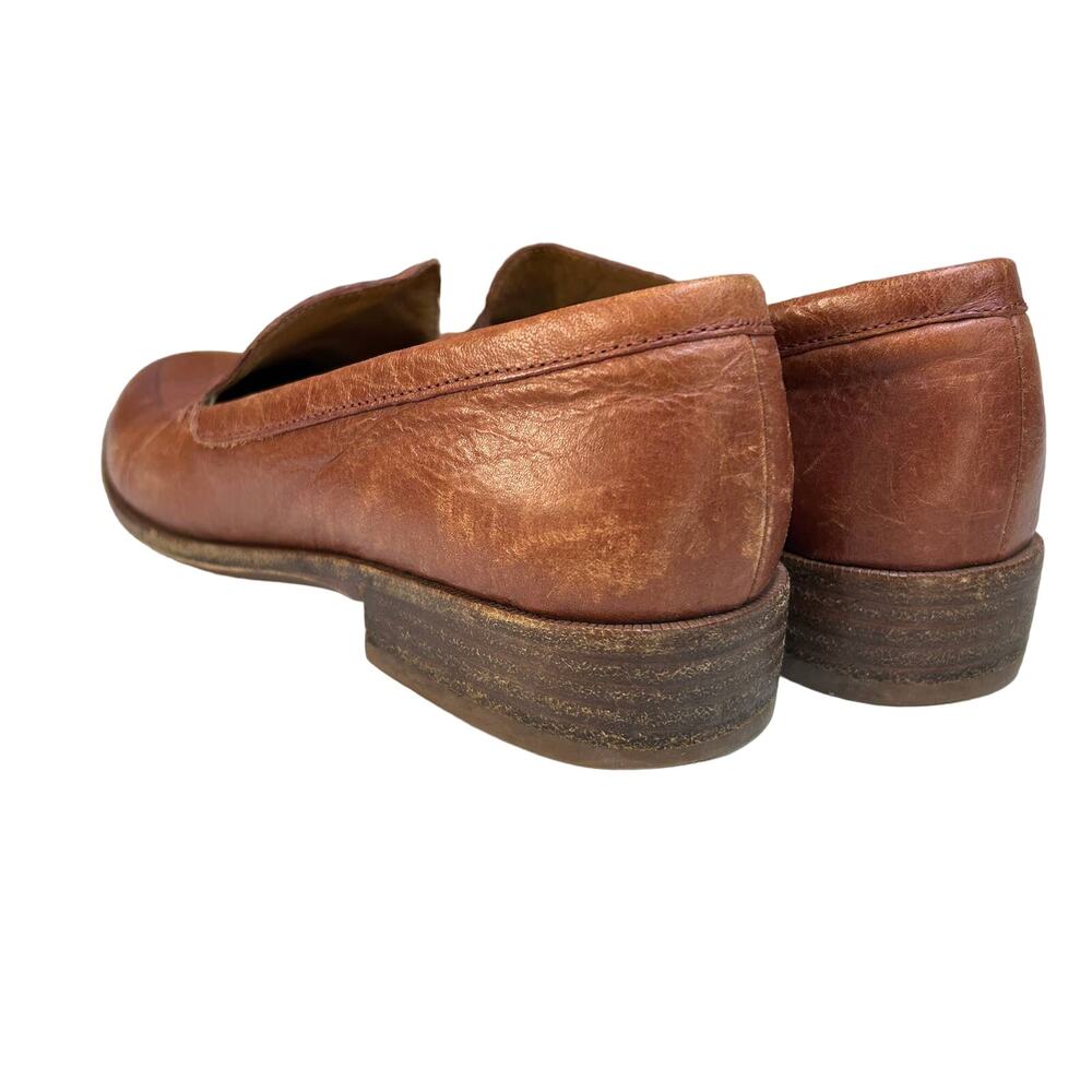 Madewell Francis Loafer Women's 5.5 Brown Leather H2419 Classic Style $148 - Picture 6 of 11